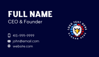 Eagle Flag Aviary Business Card