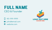 Percent Discount Tags Business Card