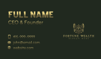 Floral Crest Crown Business Card Image Preview