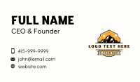 Mountain Outdoor Camping Business Card