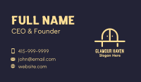 Golden Bridge Furniture Business Card Design