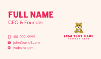 Dental Tooth Bear Business Card Design