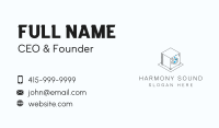 Washing Machine Outline  Business Card