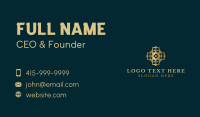 Gold Decorative Tile Business Card