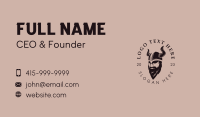 Viking Beard Man Business Card