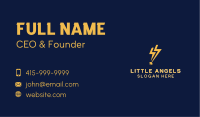 Electrical Lightning Socket Business Card Design