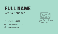 Equipment Business Card example 1