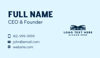 Blue Delivery Truck Business Card