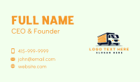 Logistics Delivery Truck Business Card