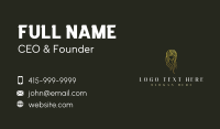 Beauty Woman Hair Business Card