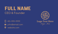 Gold Petals Spa  Business Card