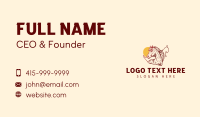 Arabian Horse Veterinary Business Card Design