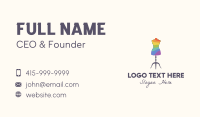 Rainbow Business Card example 4