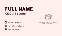 Natural Face Skincare Business Card