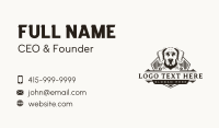 Dog Pet Hound Business Card Design