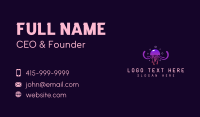 Bubble Tentacle Jellyfish Business Card