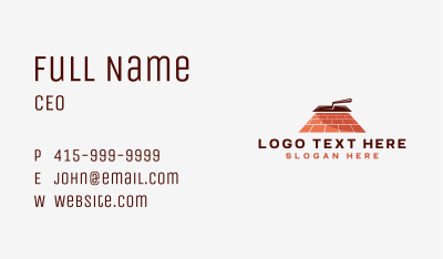 Plastering Brick Trowel Business Card Image Preview