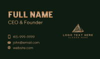 Premium Corporate Triangle Business Card