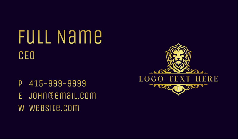 Majestic Business Card example 4