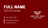 White Star Bull Business Card