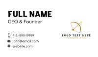 Architecture Bow Arrow Business Card