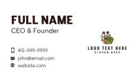 Snail Cutlery Mascot Business Card