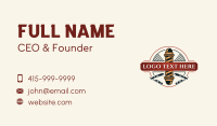 Barber Razor Stylist Business Card