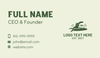 Lawn Grass Shears Business Card Design