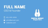 Dental Children's Tooth Rabbit Business Card Design