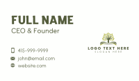 Environment Tree Book  Business Card