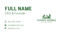 Natural Home Gardening Business Card