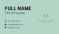 Candle Wax Wellness Business Card