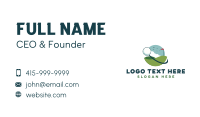 Field Golf Course Business Card