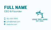 Gaming Ocean Shark Business Card Design