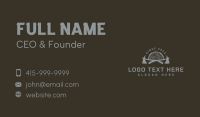 Axe Lumberjack Log Business Card