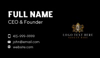 Shield Luxe Crown Business Card