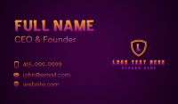 Gaming Shield Defense Business Card