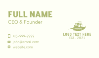 Agriculture Leaf Tractor  Business Card