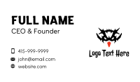 Haunted House Business Card example 2