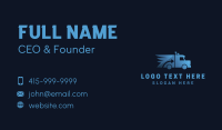 Logistics Arrow Truck Business Card