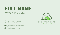 Green Eco Clean Vacuum  Business Card