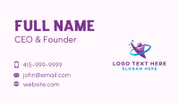 Professional People Leader Business Card Design