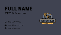 Excavator Industrial Equipment Business Card