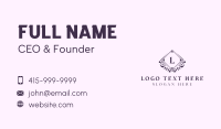 Event Floral Boutique Business Card Design