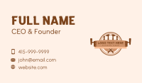 Lumberjack Business Card example 4