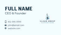 Housekeeping Cleaning Mop Business Card Image Preview