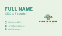 Feminine Tree Garden Business Card