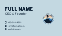 Mountaineer Mountain Trekking Business Card