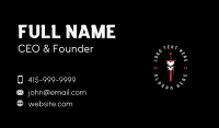 Sword Skull Weapon Business Card