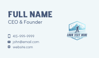 Survival Mountain Snowshoeing Business Card